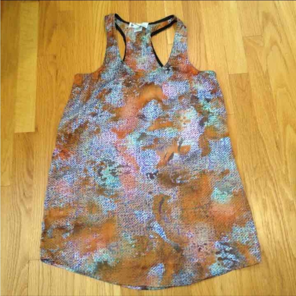 Women's Multicolor Sleeveless Top